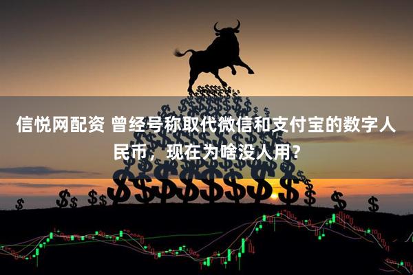 信悦网配资 曾经号称取代微信和支付宝的数字人民币，现在为啥没人用？