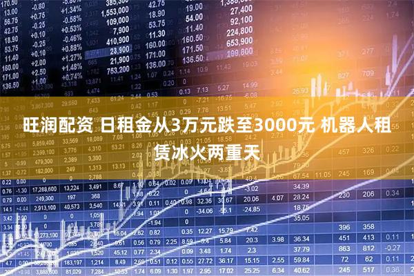 旺润配资 日租金从3万元跌至3000元 机器人租赁冰火两重天